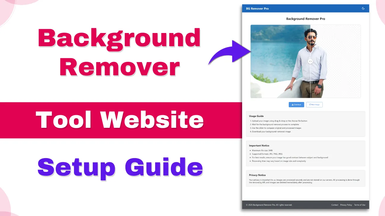 Background Remover Tool Website Setup Guide