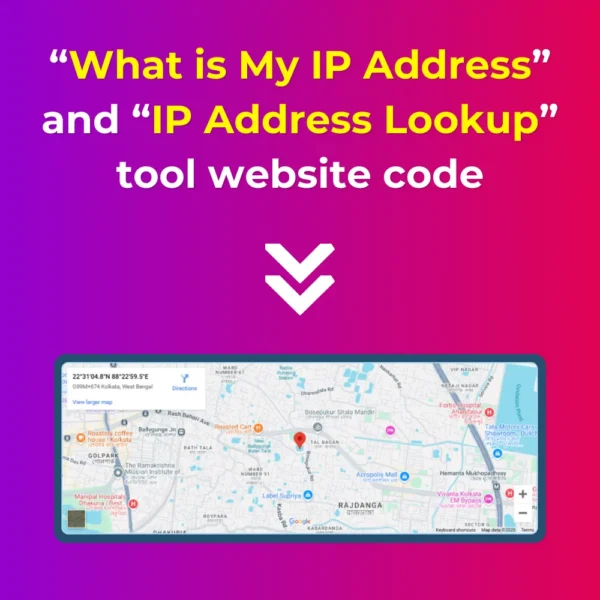 What is My IP Address IP Address Lookup Tool Website Code