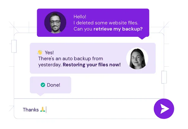 Hostinger Live Chat Support