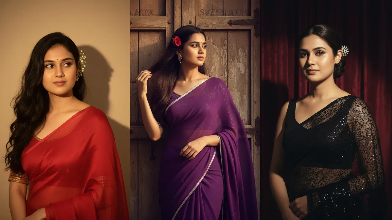 Google Gemini AI Nano Banana Saree Prompt Convert Your Photos into Vintage Bollywood Portraits