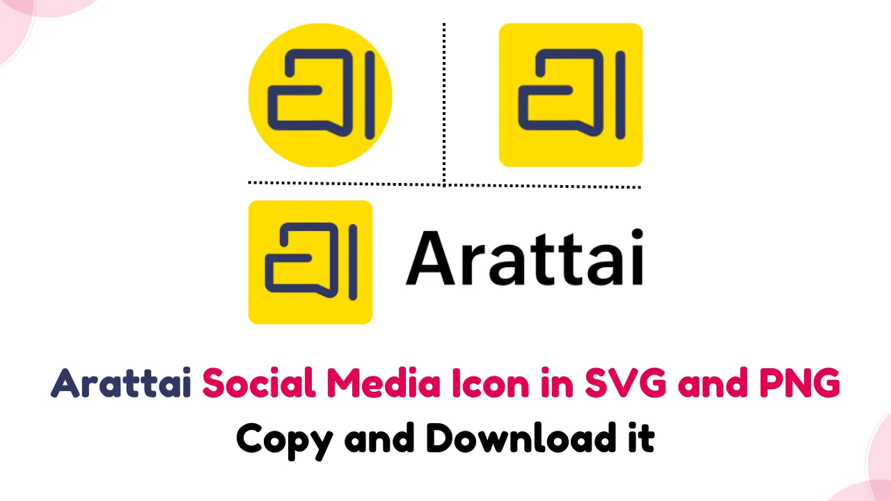 Arattai Social Media Icon in SVG and PNG - Copy and Download it